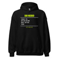 The Sub Request — Funny Tennis Hoodie — Black