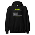 Round Robin Rotation — Funny Pickleball Hoodie — Black