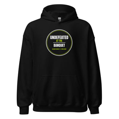 Undefeated At The Banquet — Funny Tennis Hoodie — Black