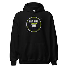 Heat Index Champion — Funny Tennis Hoodie — Black