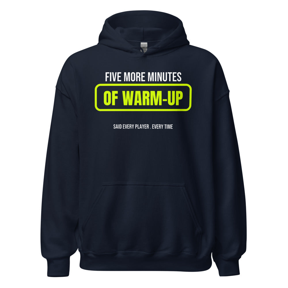 Five More Minutes — Funny Pickleball Hoodie — Navy