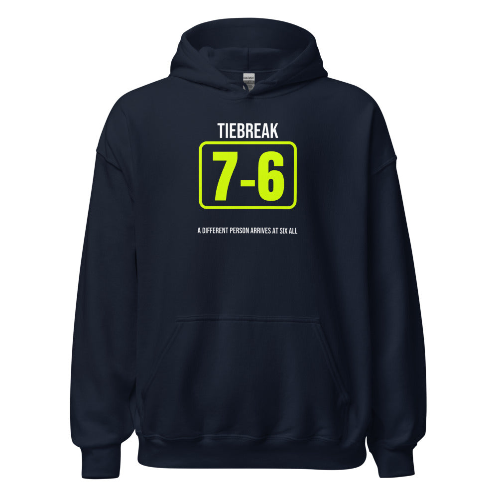 Tiebreak Personality — Funny Tennis Hoodie — Navy