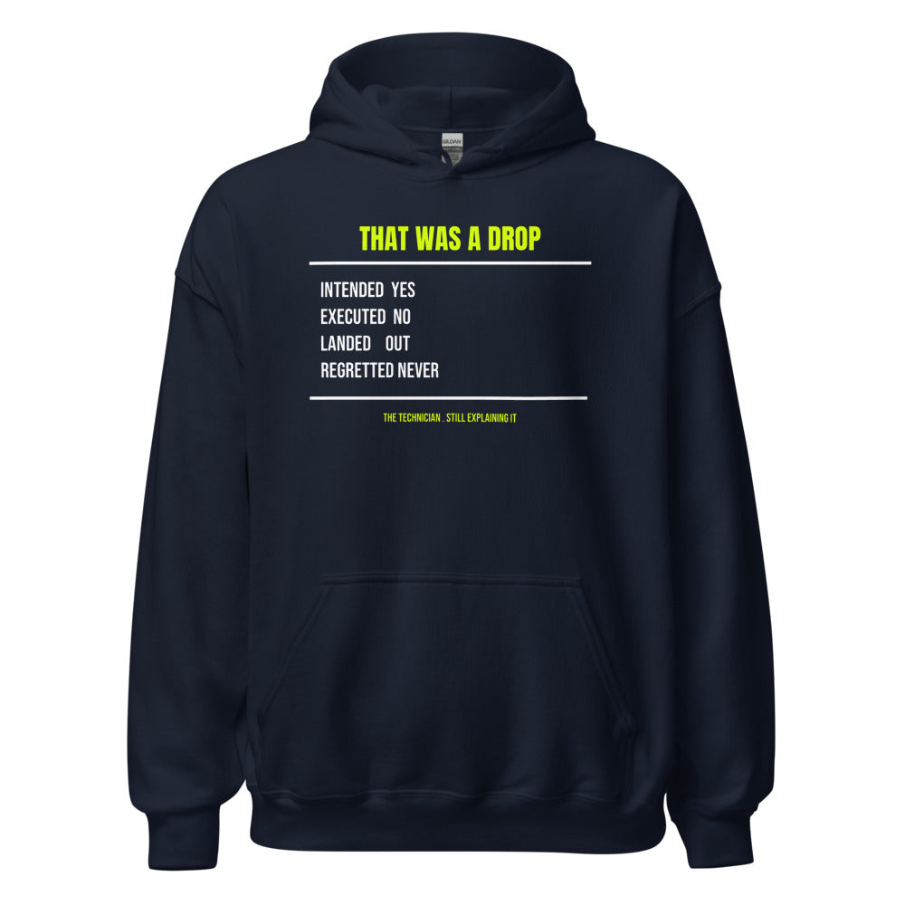Third Shot Drop Denial — Funny Pickleball Hoodie — Navy