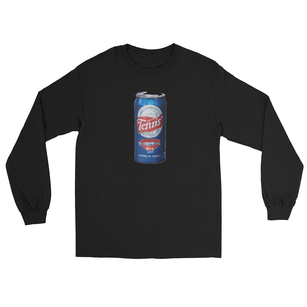 Tennis Beer — Funny Tennis Sayings Long Sleeve Tee
