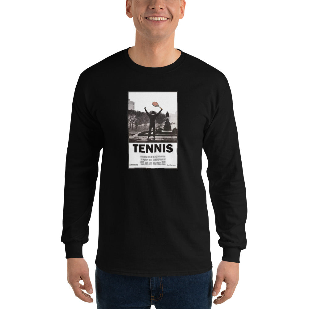 Victory Pose — Vintage Tennis Long Sleeve Tee