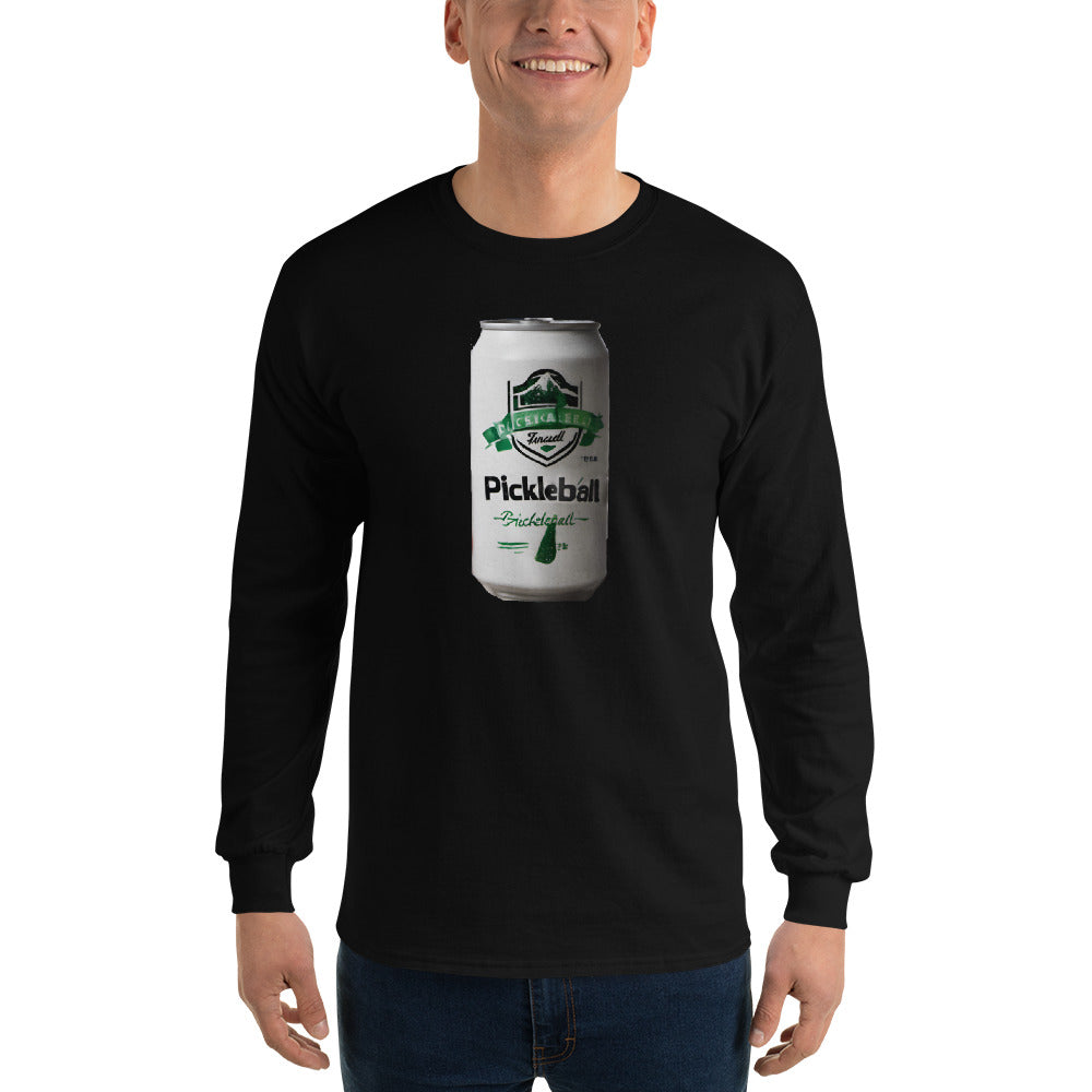 Pickleball Craft — Funny Pickleball Beer Shirt For Dad Long Sleeve Tee