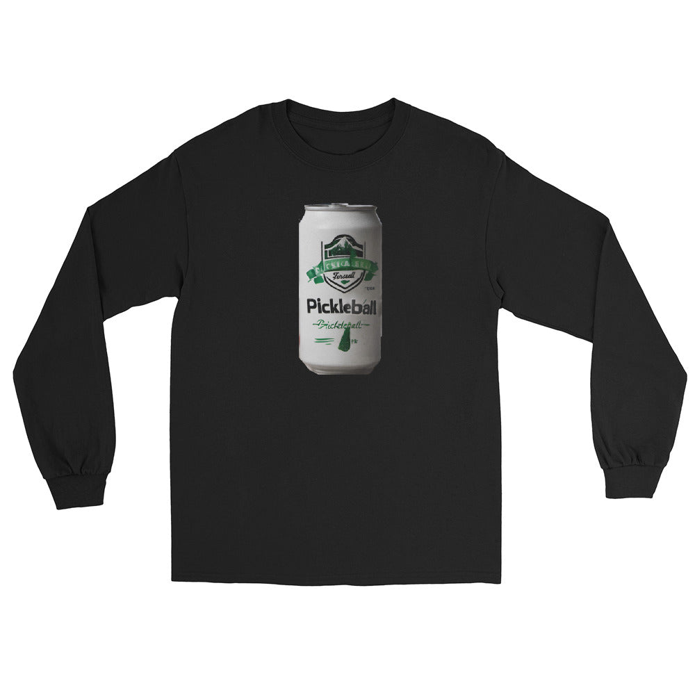 Pickleball Craft — Funny Pickleball Beer Shirt For Dad Long Sleeve Tee