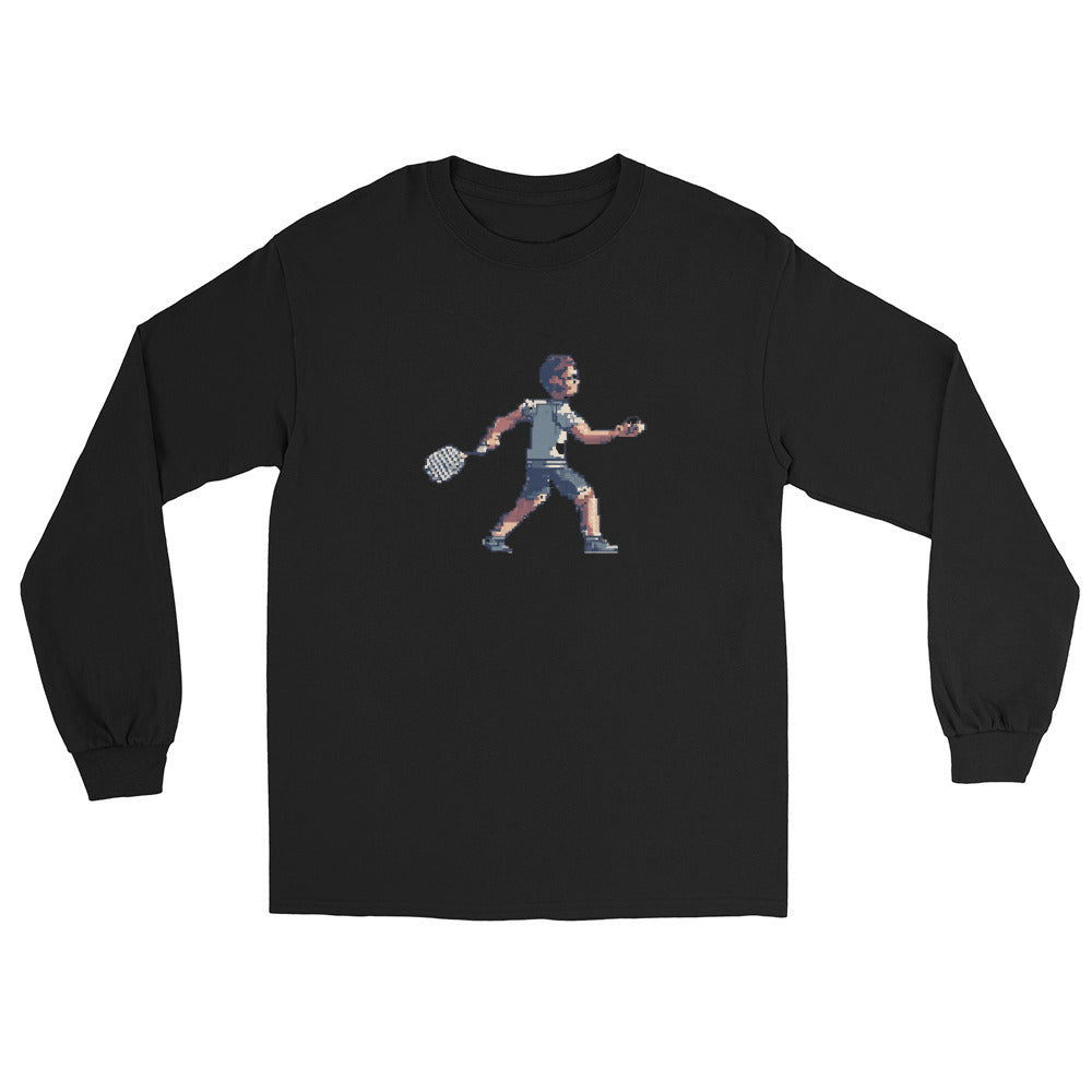 Baseline Rally — Funny Tennis Long Sleeve Tee