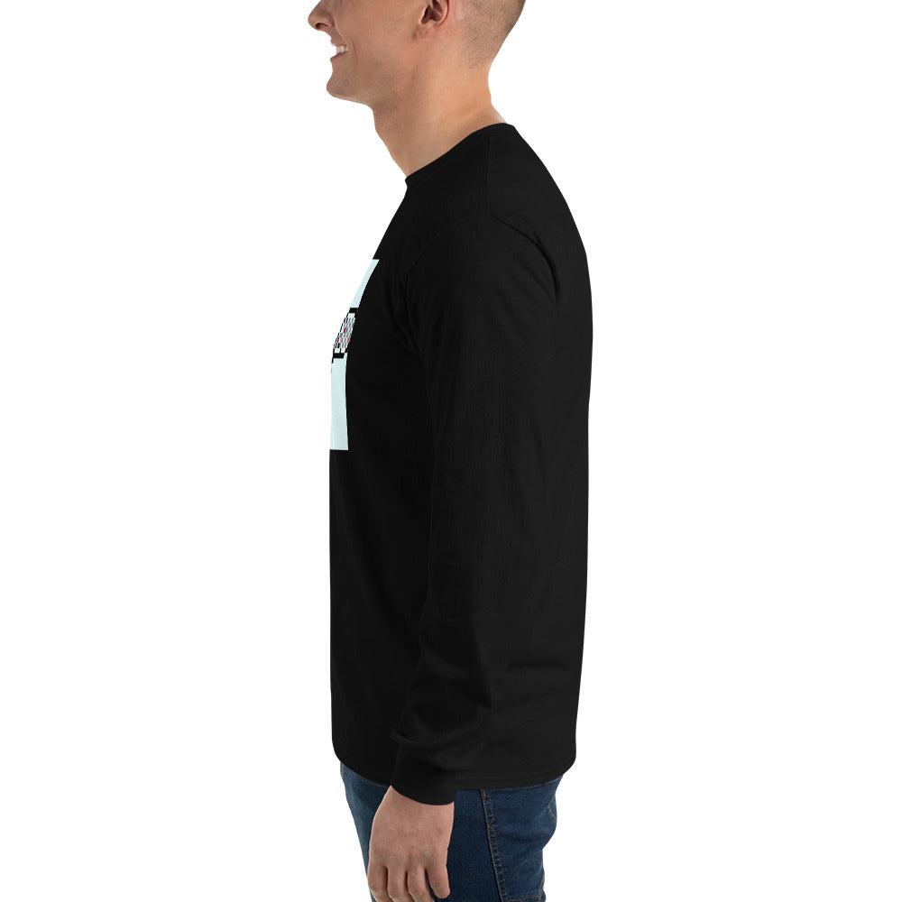 Eight Bit Serve — Funny Tennis Long Sleeve Tee