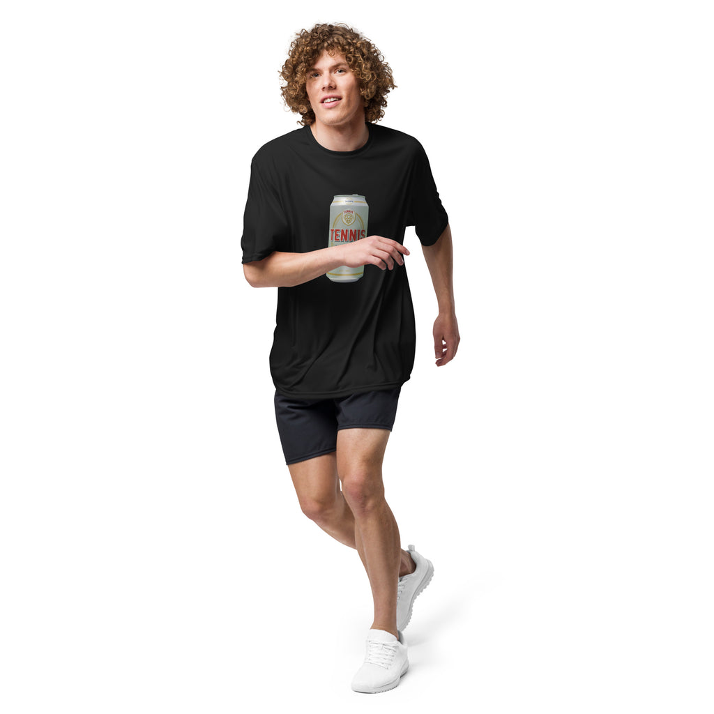 Tennis Pilsner — Men's Tennis Performance Tee detail — performance t-shirts for tennis players