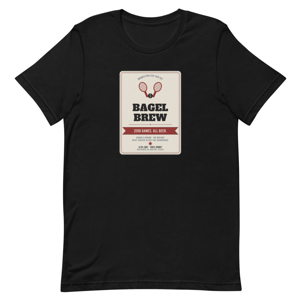 Bagel Brew — Vintage Beer Can Tennis Tee