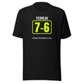 Tiebreak Personality — Funny Tennis Unisex Tee — Black