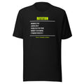 Round Robin Rotation — Funny Pickleball Unisex Tee — Black