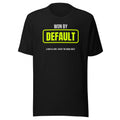 Won By Default — Funny Pickleball Unisex Tee — Black