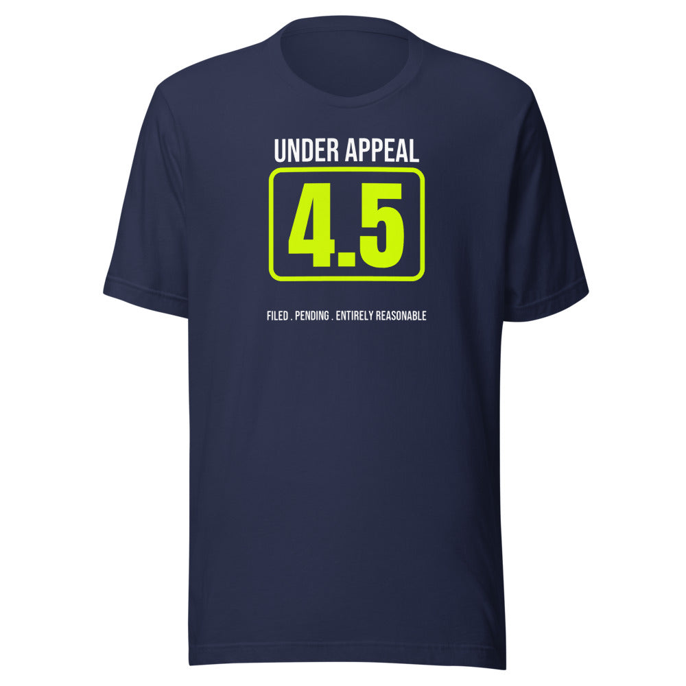 The Appeal Is Pending — Funny Tennis Unisex Tee — Navy