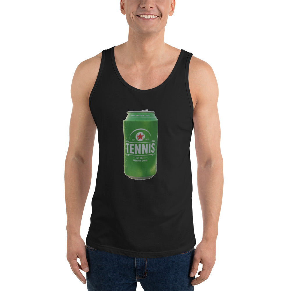 Tennis Import — Vintage Beer Can Tennis Tank Top