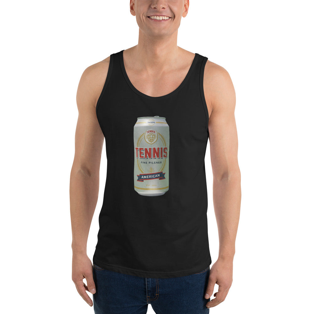 Tennis Pilsner American — Vintage Beer Can Tennis Tank Top