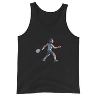 Baseline Rally - front - unisex tennis tank top for USTA and competitive players