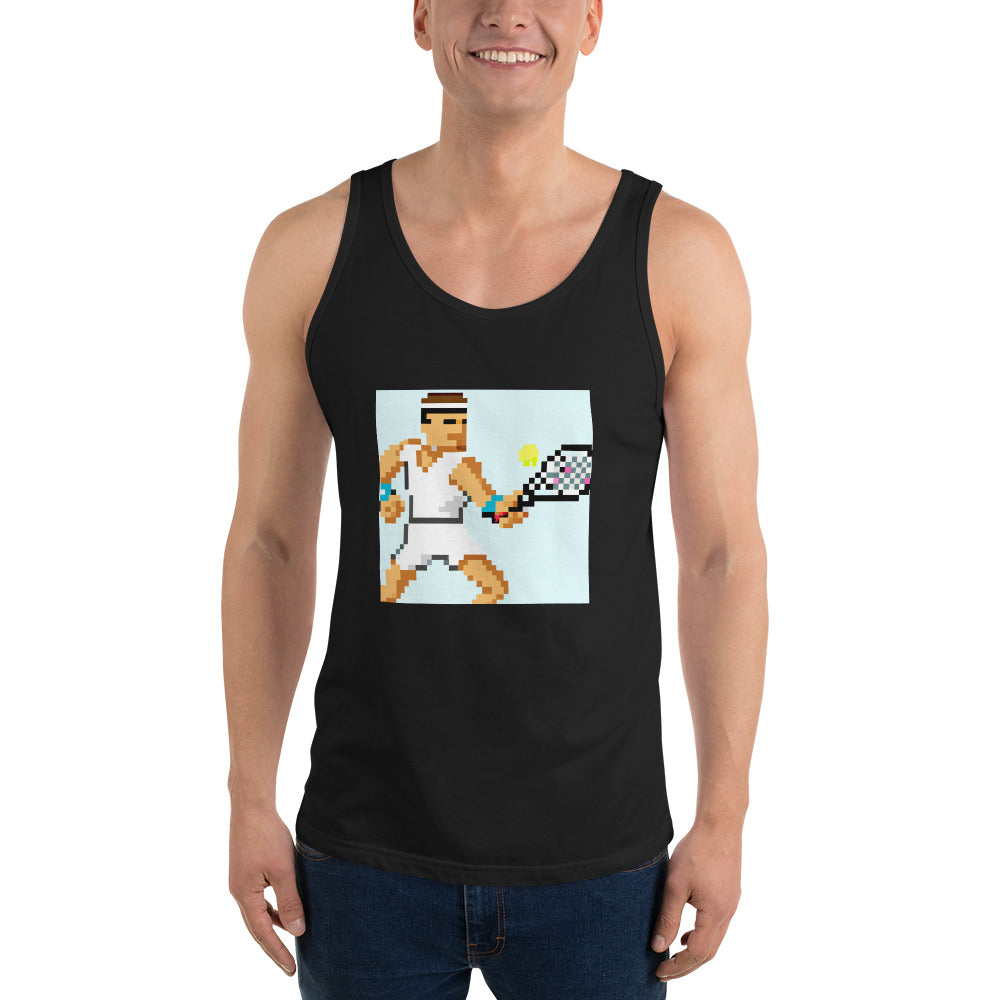 Eight Bit Serve — Funny Tennis Tank Top