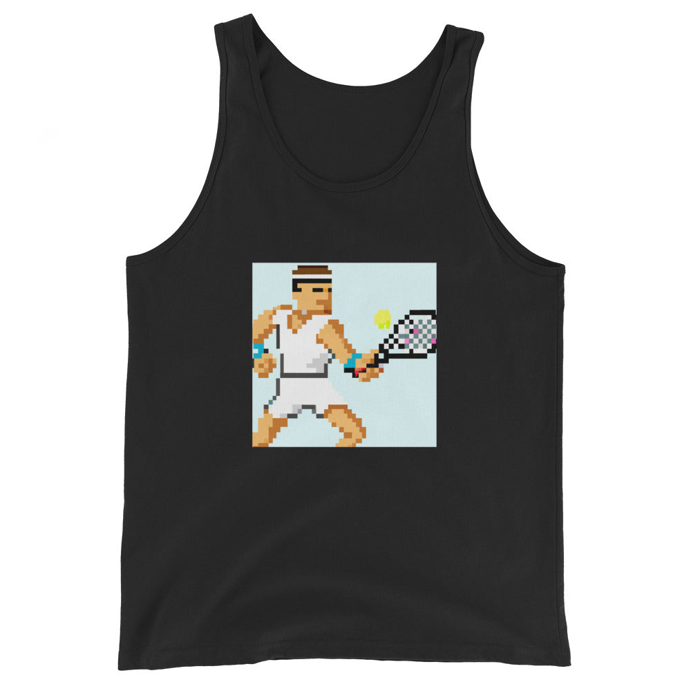 Eight Bit Serve — Funny Tennis Tank Top