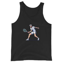 Net Rusher - front - unisex tennis tank top for USTA and competitive players