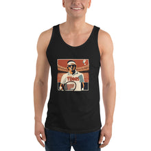 Seventies Serve - front - unisex tennis tank top for USTA and competitive players