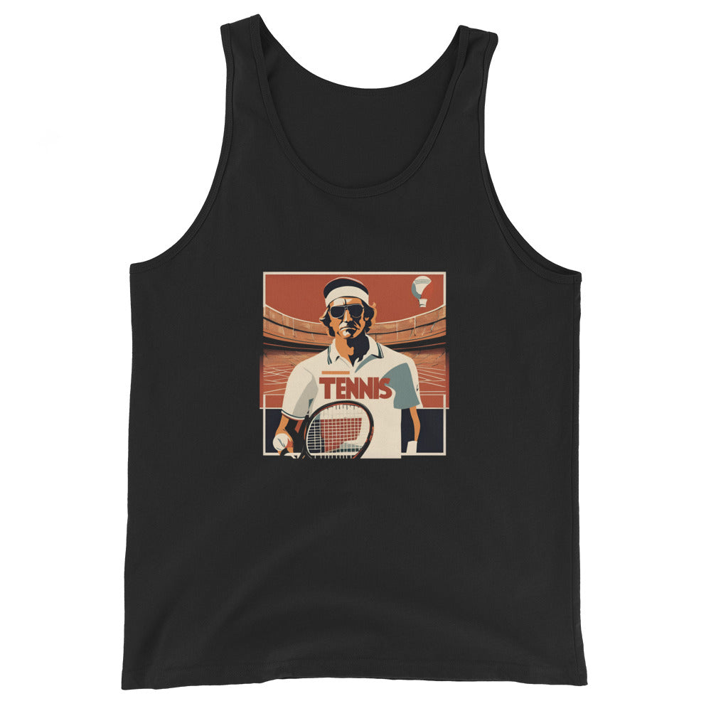Seventies Serve — Funny Tennis Tank Top