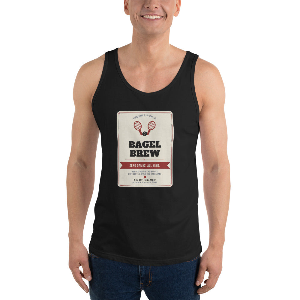Bagel Brew — Vintage Beer Can Tennis Tank Top