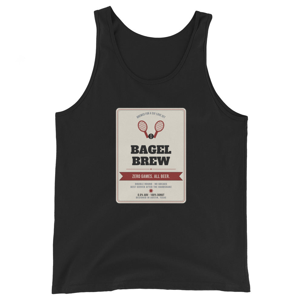 Bagel Brew — Vintage Beer Can Tennis Tank Top