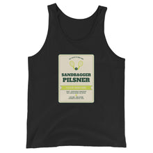 Sandbagger Pilsner - front - unisex tennis tank top for USTA and competitive players