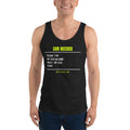 The Sub Request — Funny Tennis Tank Top — Black