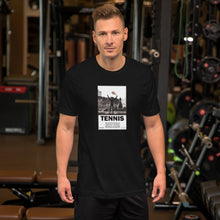 Victory Pose - worn - men's tennis performance tee for USTA and competitive players