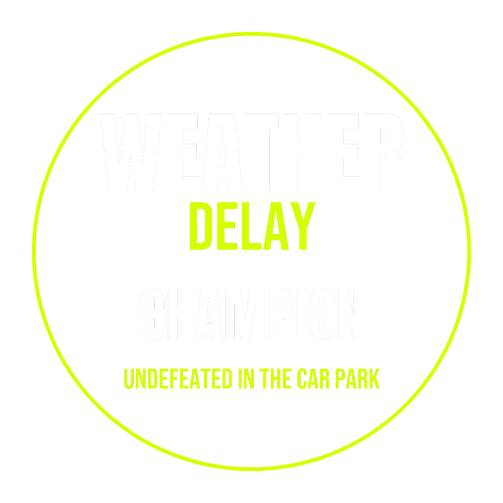 Weather Delay Champion design artwork