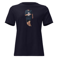 Tennis Lite Silver Can — Vintage Beer Can Tennis Women's Relaxed Tee