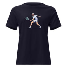 Net Rusher - front - women's tennis tee for USTA and competitive players