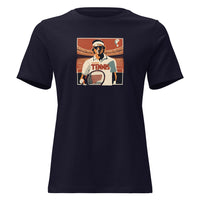 Seventies Serve - front - women's tennis tee for USTA and competitive players