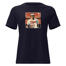 Seventies Serve - front - women's tennis tee for USTA and competitive players