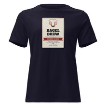 Bagel Brew - front - women's tennis tee for USTA and competitive players
