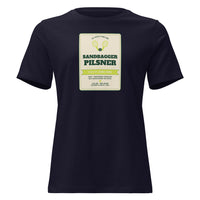 Sandbagger Pilsner - front - women's tennis tee for USTA and competitive players