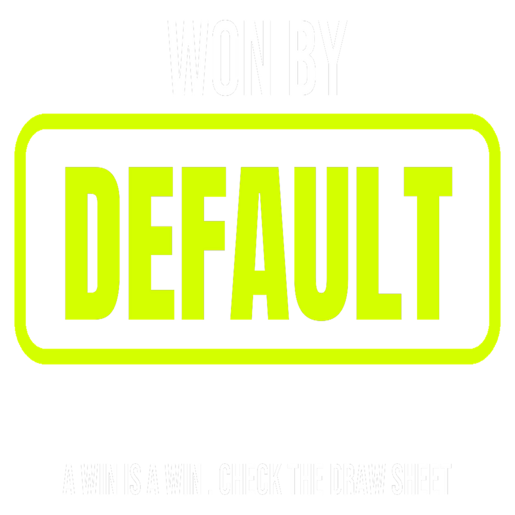 Won By Default design artwork