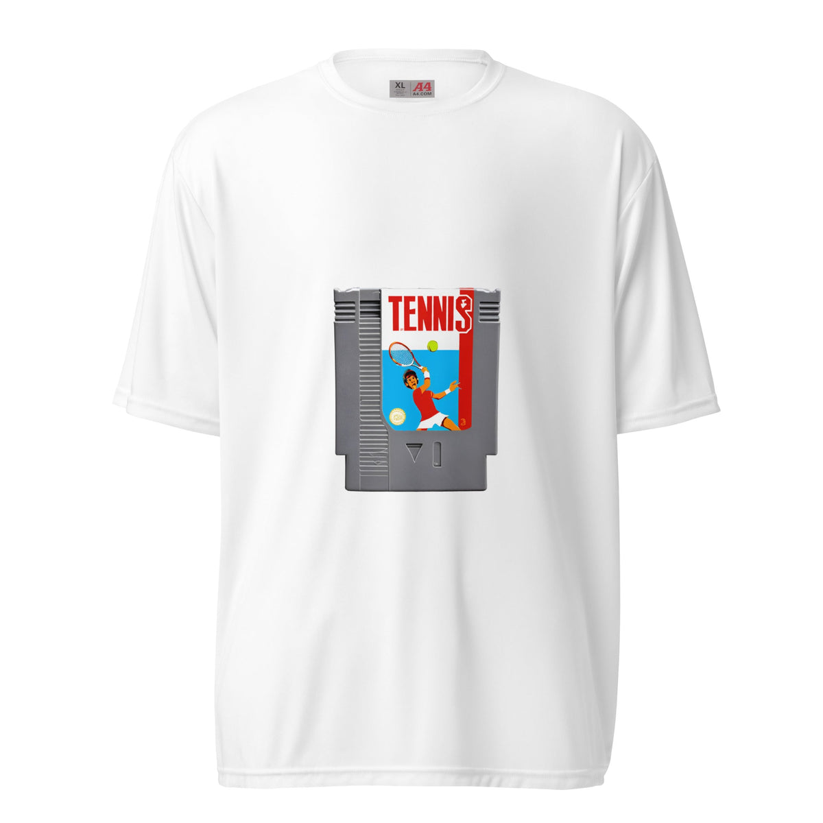 tennis gear for men Game Set Match — Men's Retro Tennis Cartridge Tee