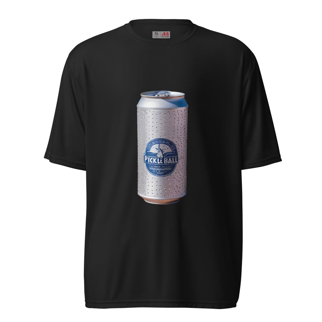 Pickleball Lite — Men's Pickleball Performance Tee back view — moisture-wicking pickleball apparel