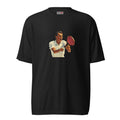 The Volleyer — Men's Tennis Performance Tee back view — moisture-wicking tennis apparel