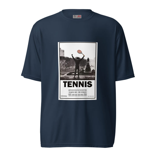 Men's performance tennis neck t-shirt - Court Sportswear