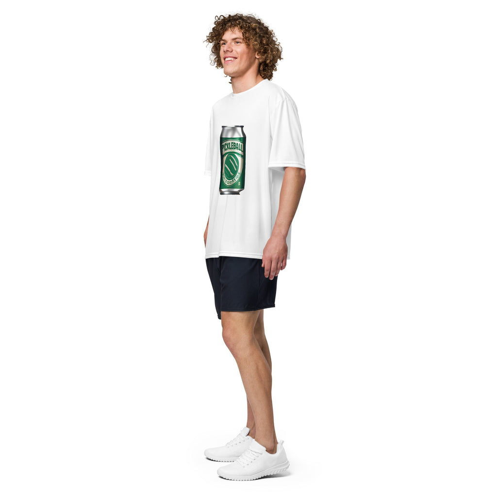 Pickleball Brew — Men's Pickleball Performance Tee detail — performance performance t-shirt for pickleball players
